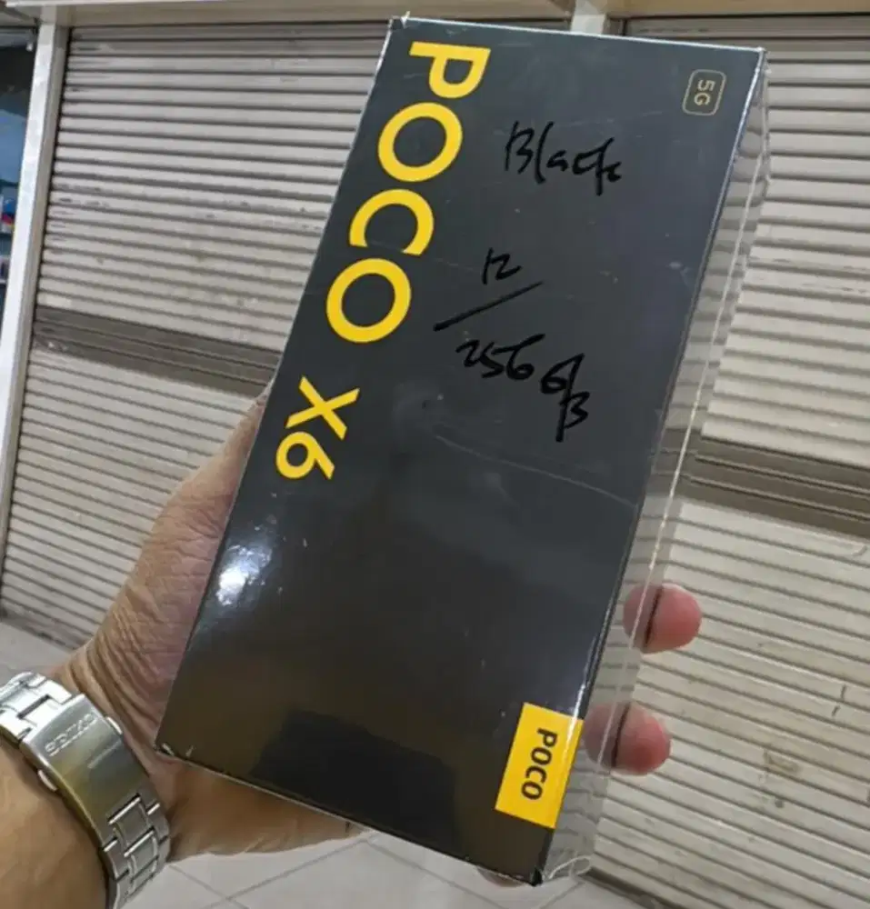 Xiaomi Poco X6 5G 12GB+256GB Black BNIB Garansi Resmi Indonesia