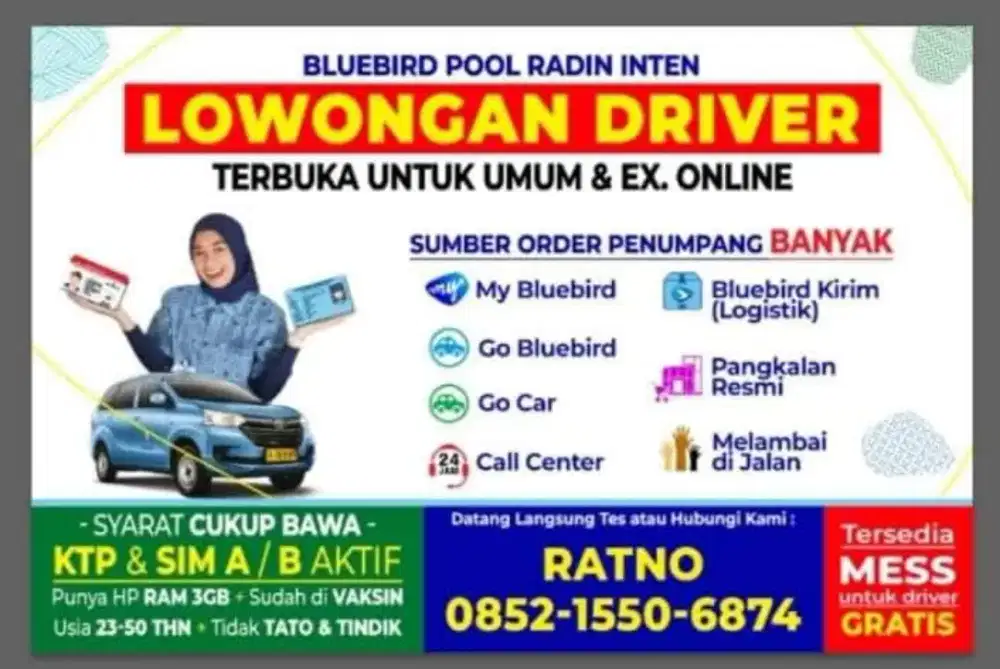 DRIVER/PENGEMUDI