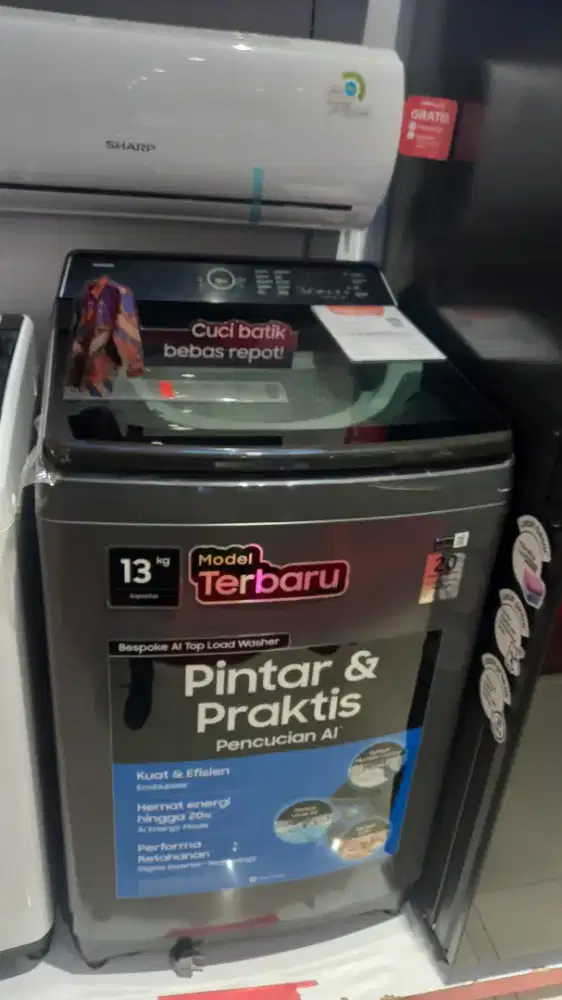 Samsung mesin cuci toploading 13kg
