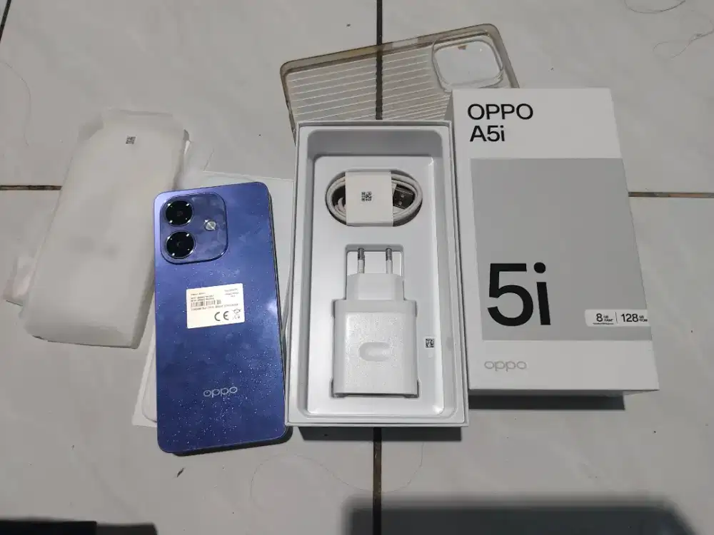 Oppo a5i ram 4+4/128 gb second fullset ori