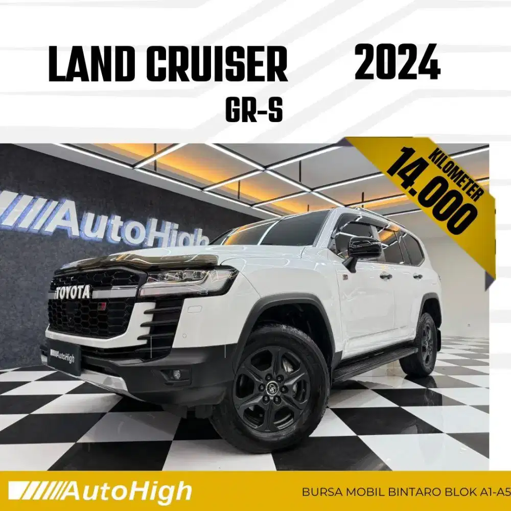 DP10% [Km14.000] Land Cruiser GR 2024 White / VXR Reg 2025 #AUTOHIGH