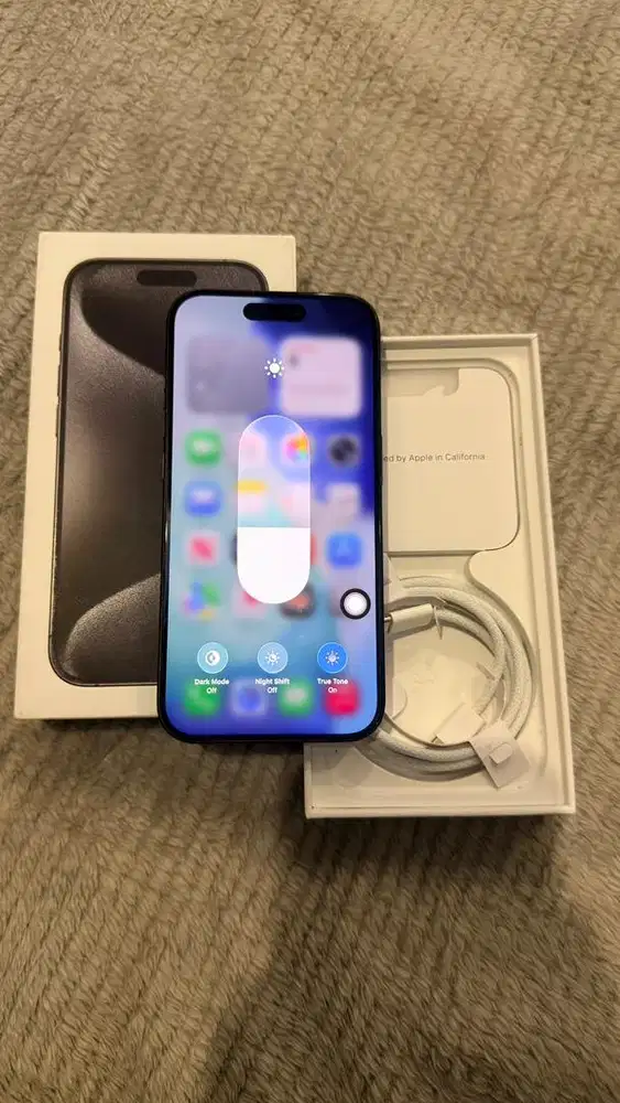 Iphone 15 Pro 128GB Black Teregister Beacukai Mulus Lengkap