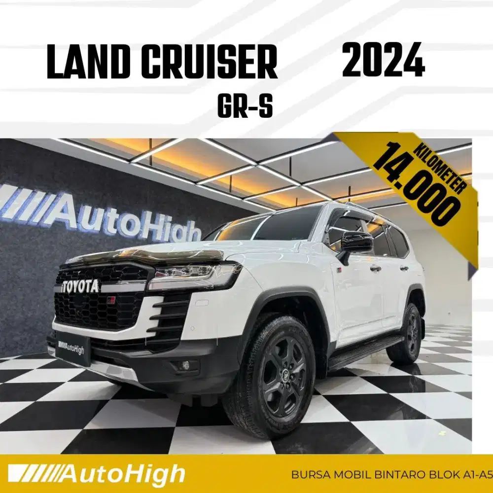 DP10% [Km14.000] Land Cruiser GR 2024 White / VXR Reg 2023 #AUTOHIGH