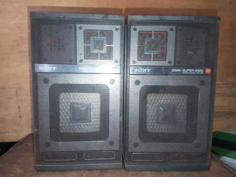 Sony APM speaker, 6 ohm, 3 way, full ori, utuh, build up Japan