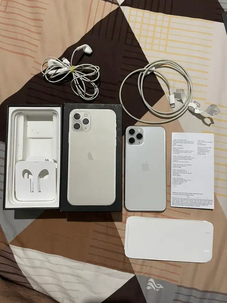 iphone 11 pro 256gb ex resmi ibox silver