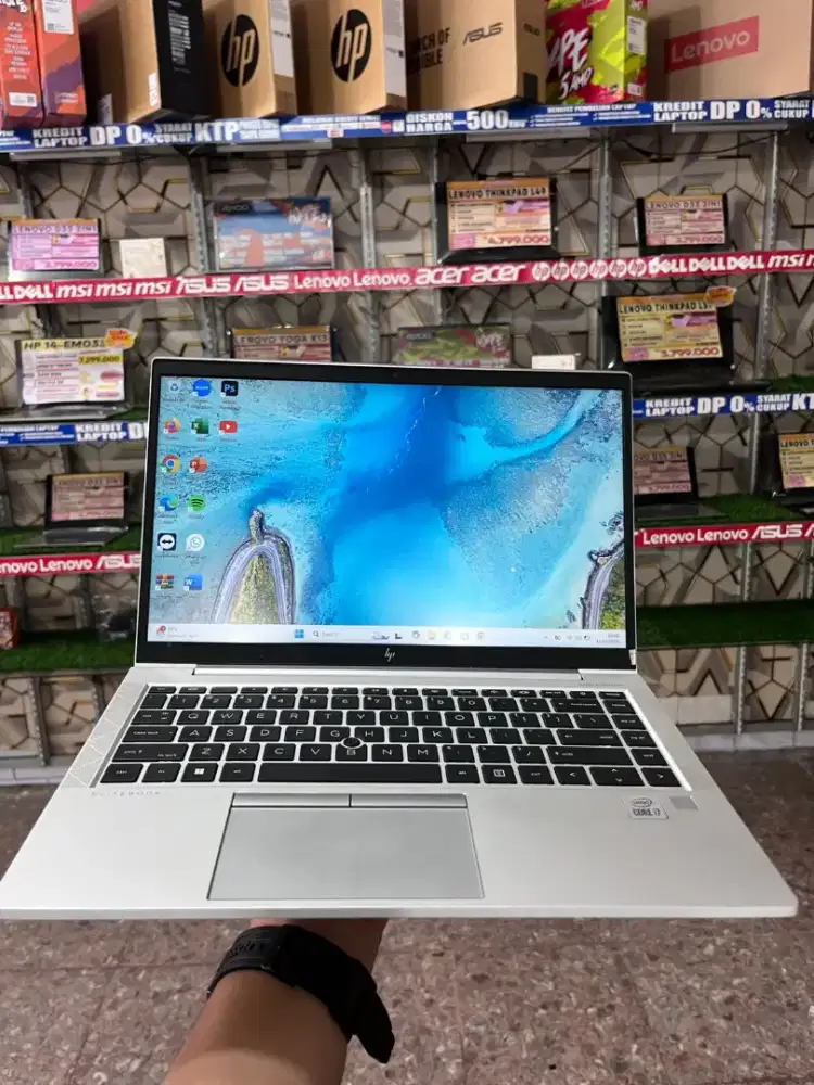 HP ELITEBOOK 840 G7|SLIM RINGAN|CORE I7 GEN10|BISA DICICIL|TANPA DP