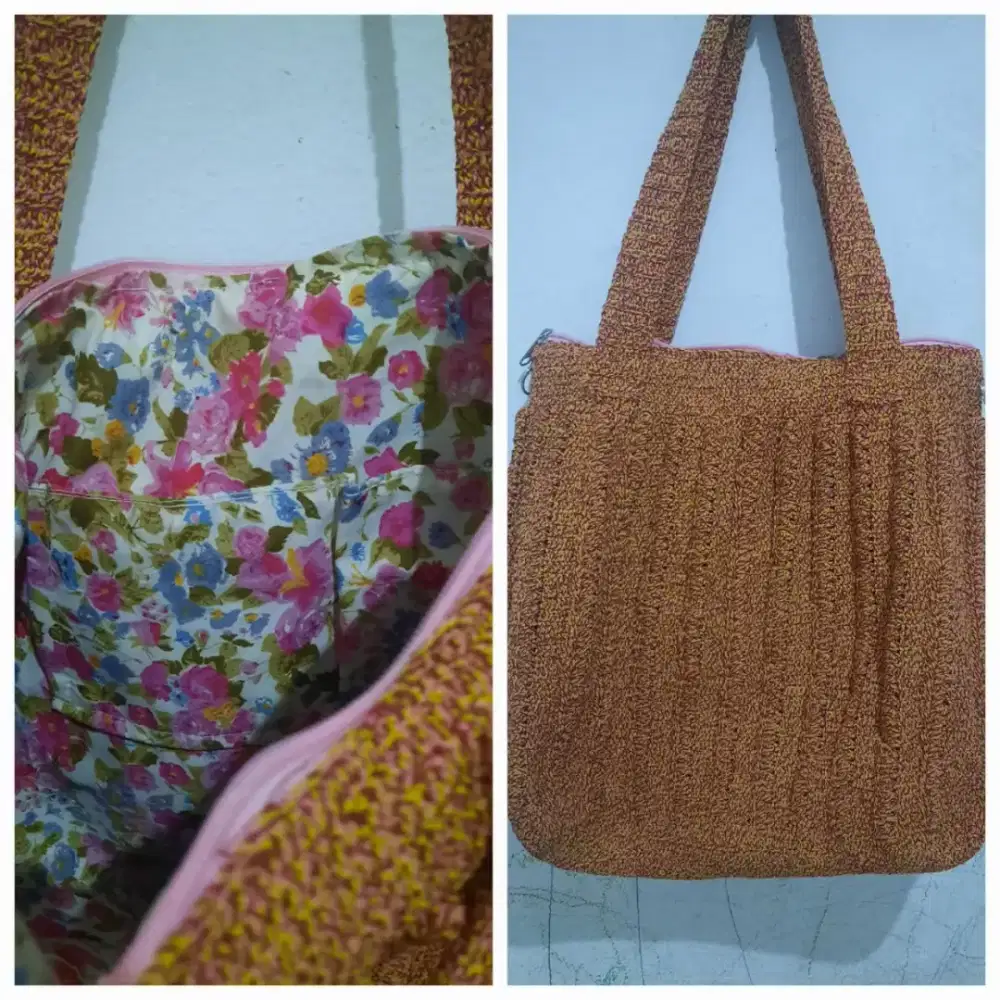 Tas rajut handmade