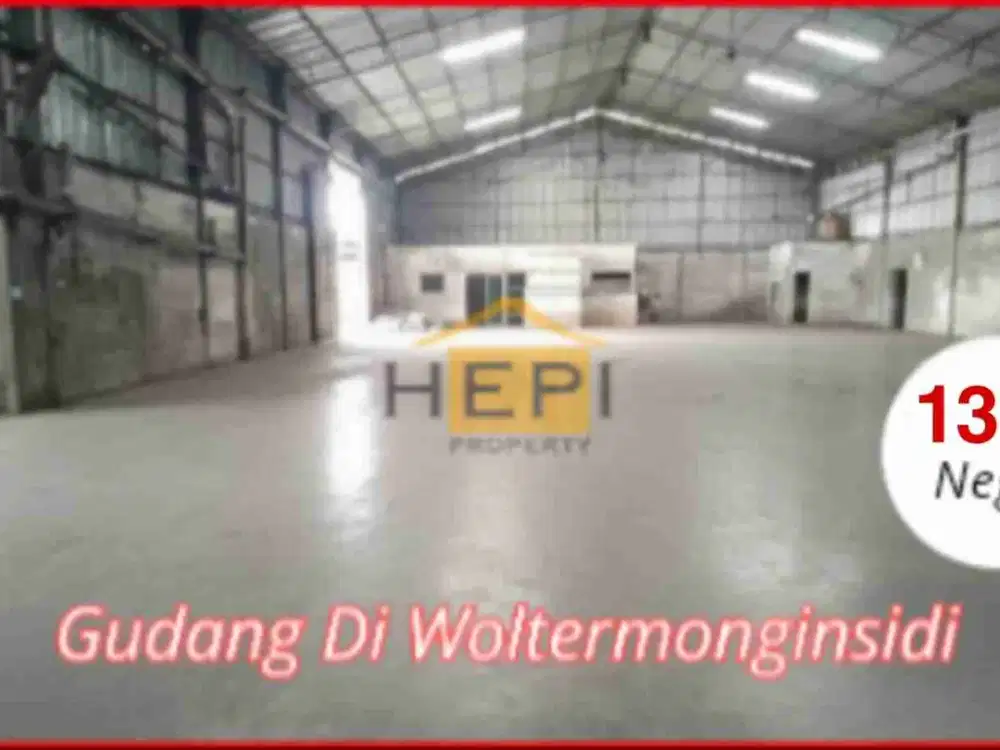 Jual Gudang Dekat Kota Di Woltermonginsidi ,Pedurungan