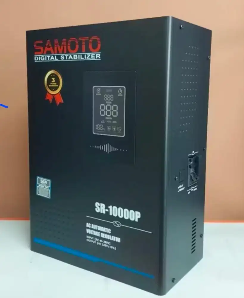 Stabilizer samoto 10KVA 10.000 Watt garansi sampai Oktober 2027