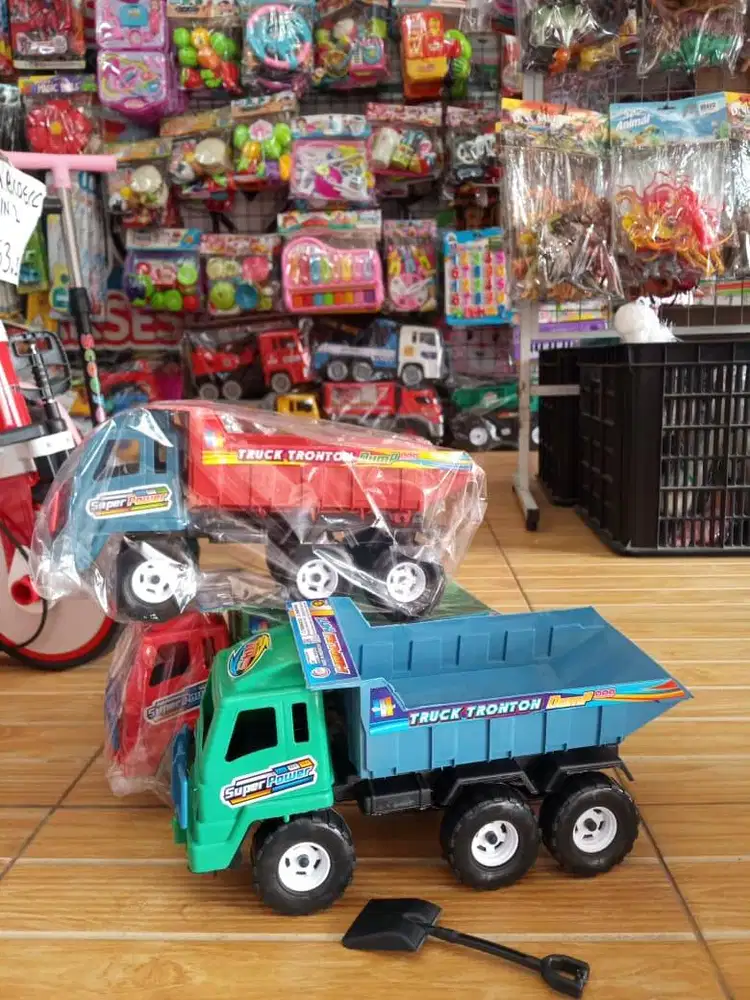 mainan anak ttd truk dump