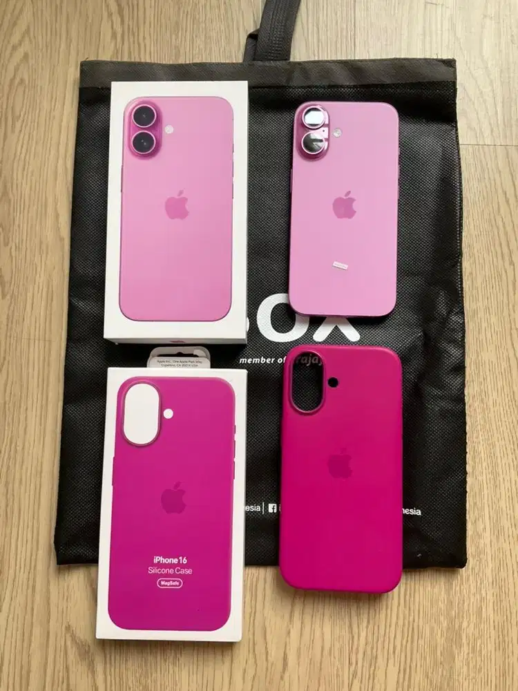 Jual Iphone 16 warna pink garansi panjang