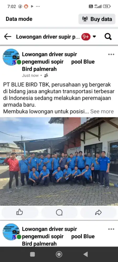 lowongan kerja.supir.sopir.driver.pria.wanita