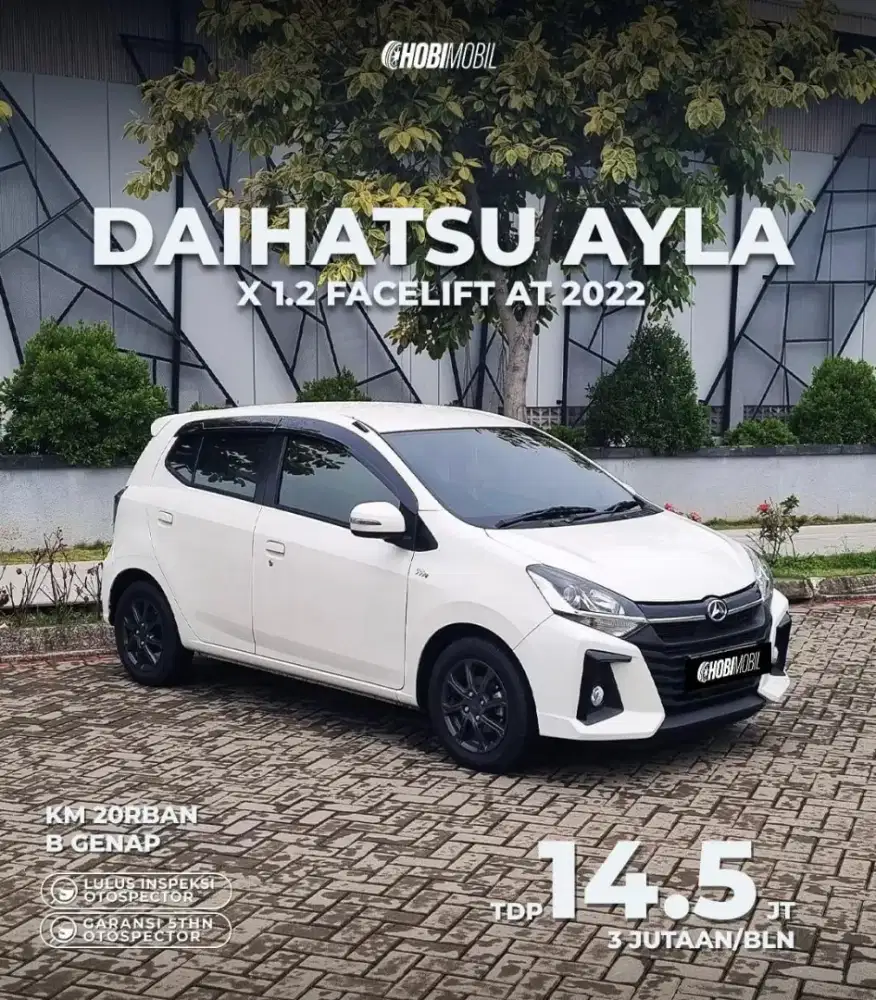 Ayla X 1.2 Facelift AT Thn 2022