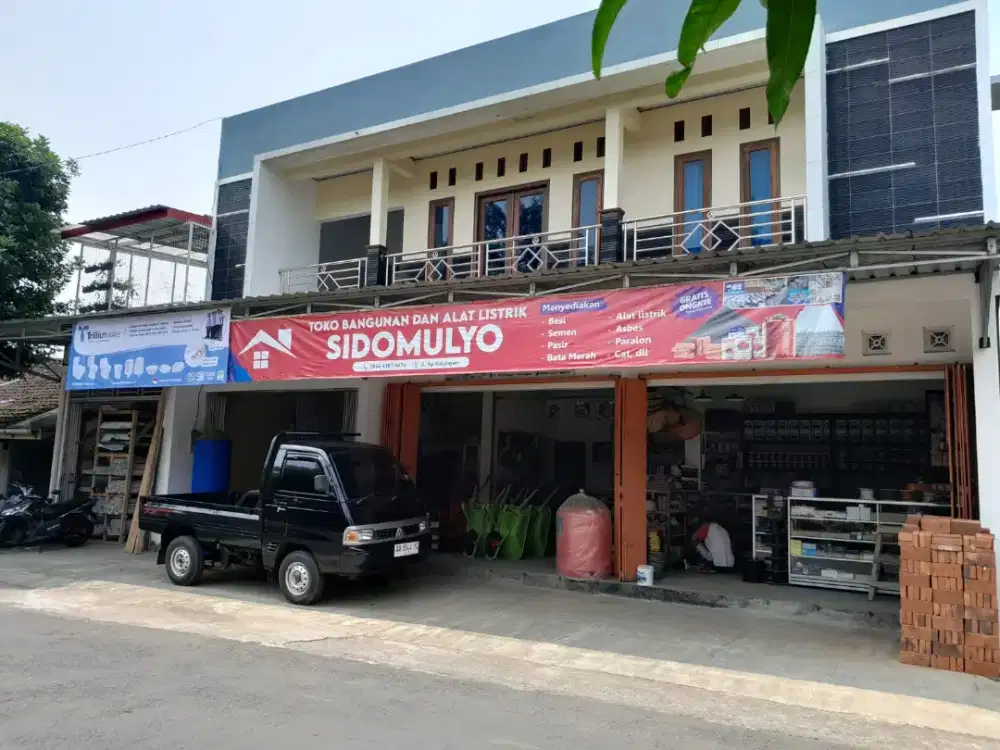 Siap huni Ruko 2 lantai pinggir jalan