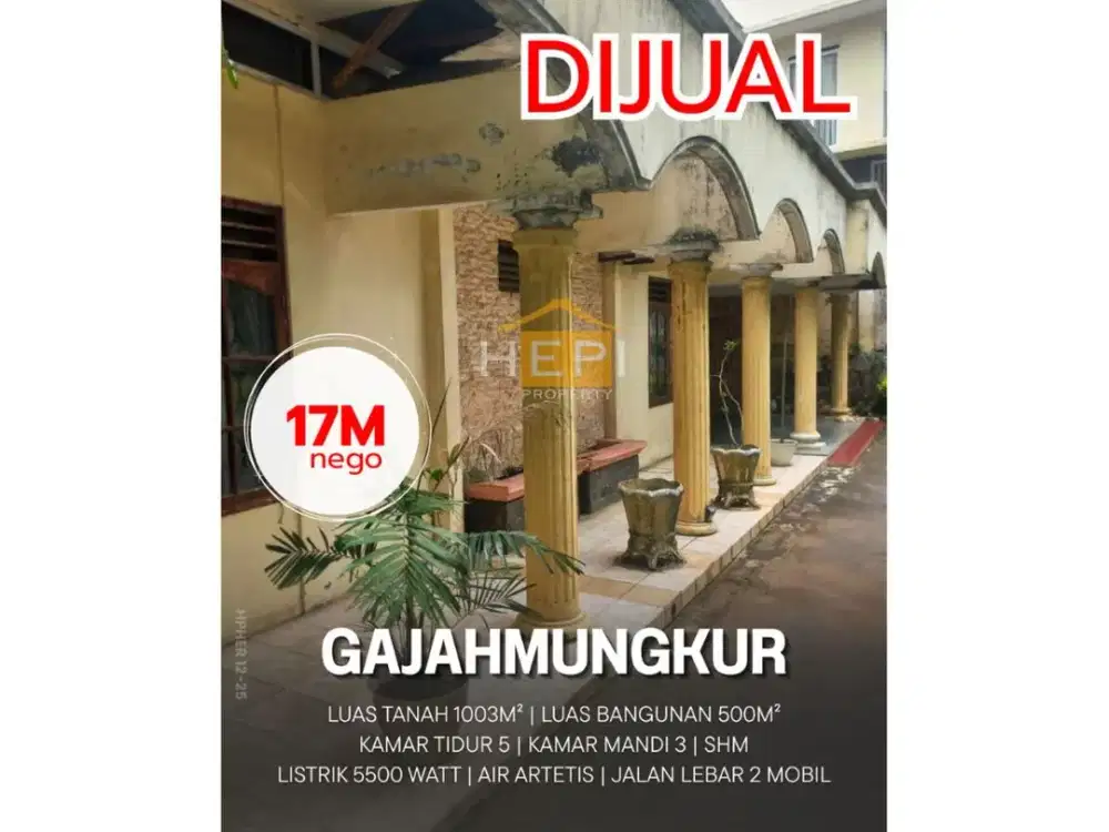 Dijual Rumah di Gajahmungkur Semarang
