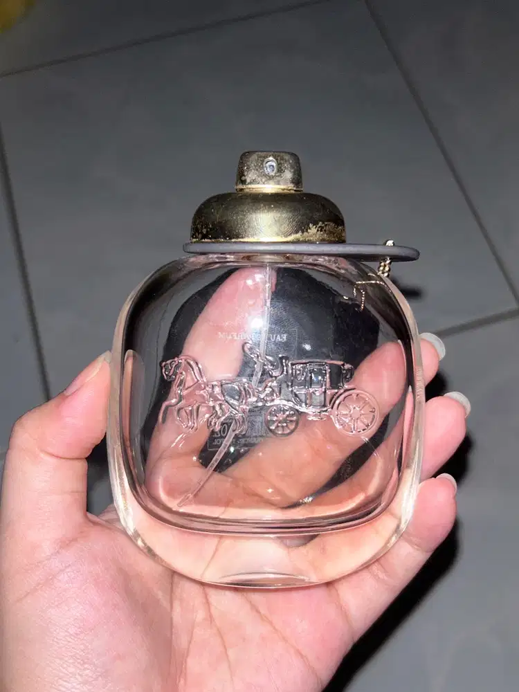 dijual sisa parfum Coach ORIGINAL dan botolnya