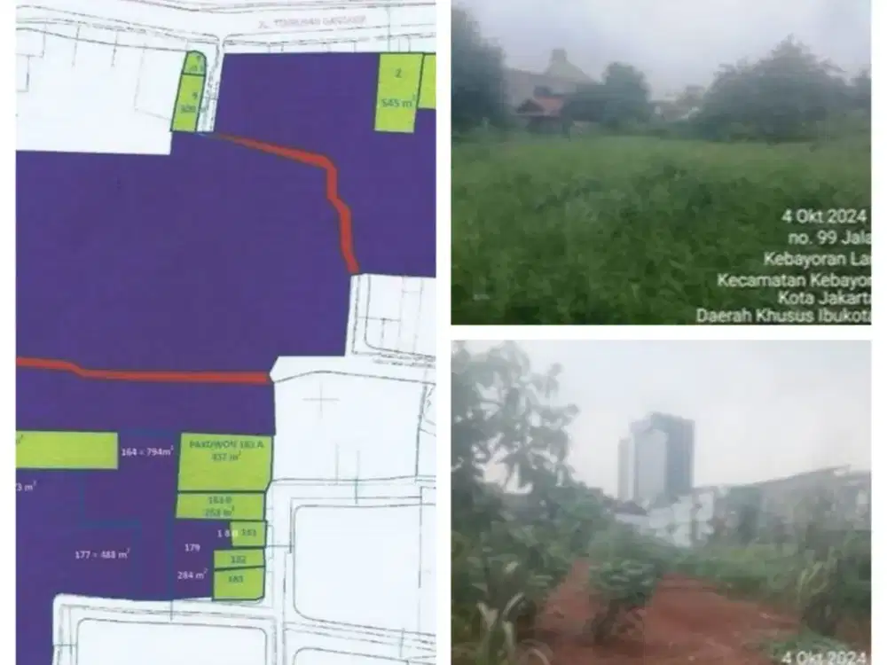 Dijual Tanah Bagus di Kawasan Strategis dan favorit cocok untuk Perkantoran dll, Samping Mall Gandaria Jak-Sel