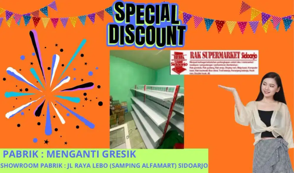 Rak minimarket gondrola