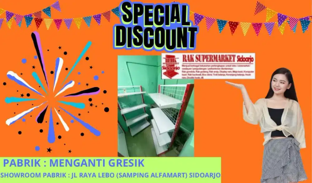 Rak minimarket gondrola