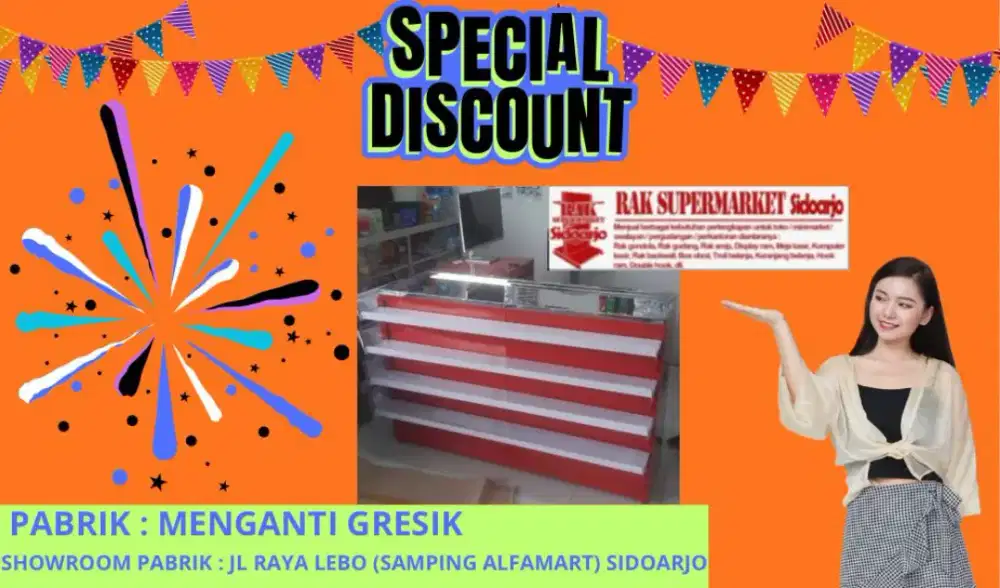 Meja kasir supermarket