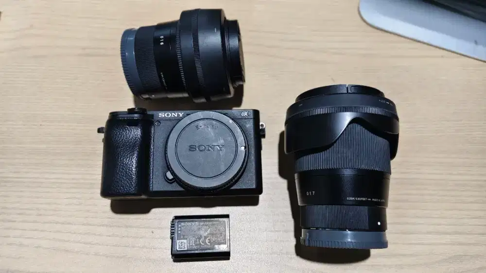 SONY A6400 PLUS LENSA SIGMA