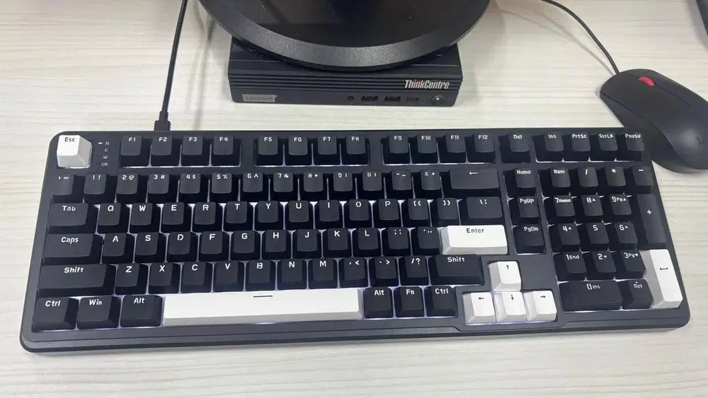 Keyboard Vortexseries mono 100 V2 black - jade white switch