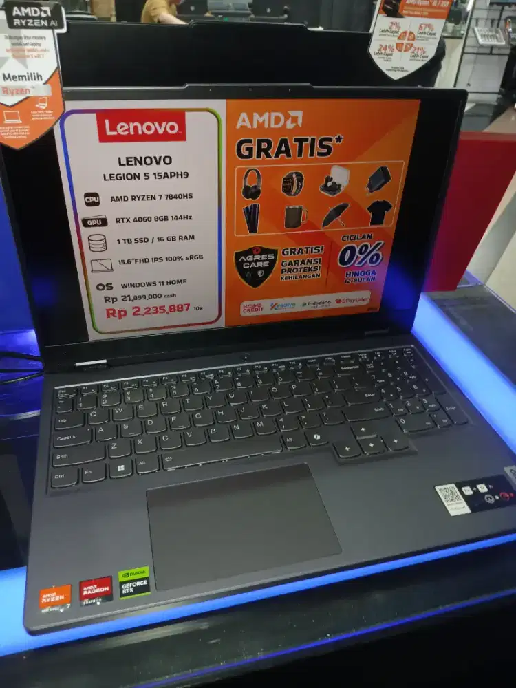 Promo cicilan Laptop Legion 5 ram 16gb ssd 1tb