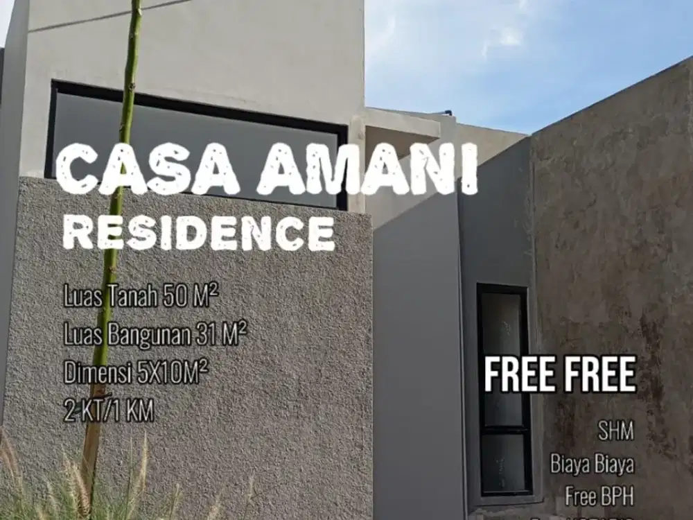 Casa Amani Hunian Strategis - Dekat Akses Tol dan Mall