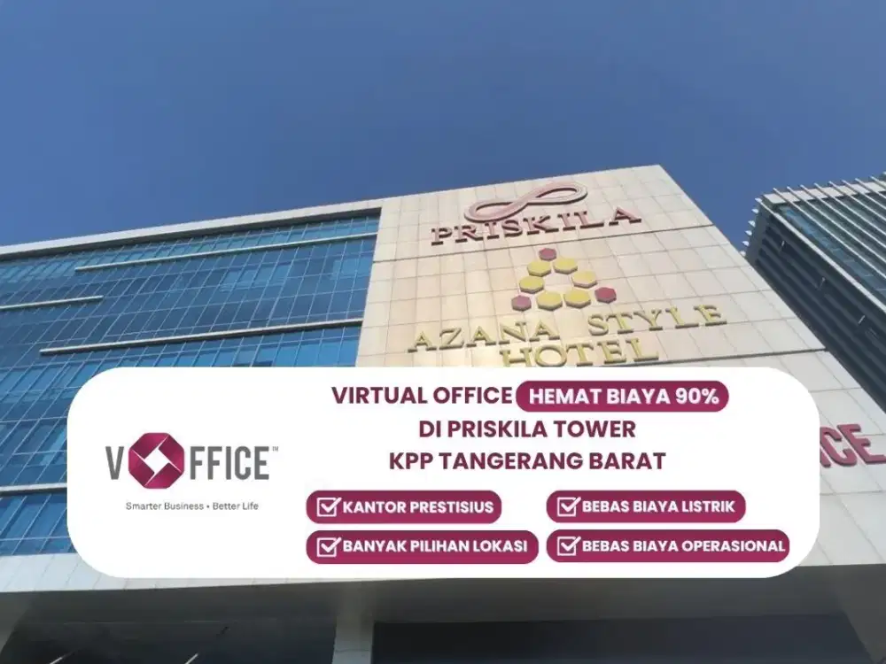 Sewa Kantor Virtual di  Priskila Tower Cengkareng KPP Tangerang Barat