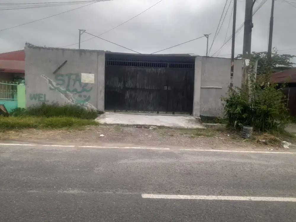 SEWA GUDANG – Jl. Turi, Medan | 25 Juta/Tahun (Nego) • Minimal 2 Tahun
