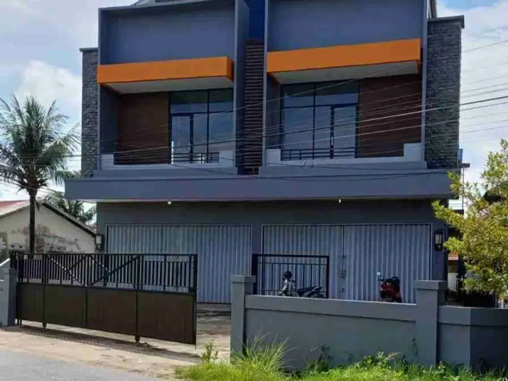 ruko 2 unit jadi 1 di lokasi strategis di pontianak