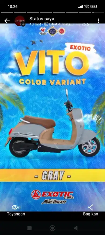 Sepeda Listrik Exotic Vito