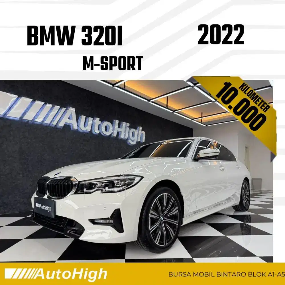 DP10% [Km10.000] 320i M-Sport 2022 White Reg 2021 #AUTOHIGH