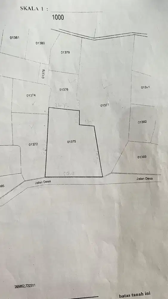 Tanah dijual cocok buat kavling