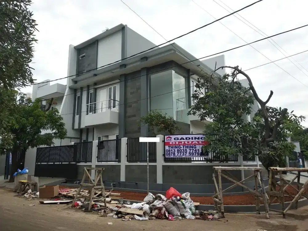 Ss1468- Murah ! Dijual Rumah Hook Brand New 12x16 Jln 3Mbl di Pulomas