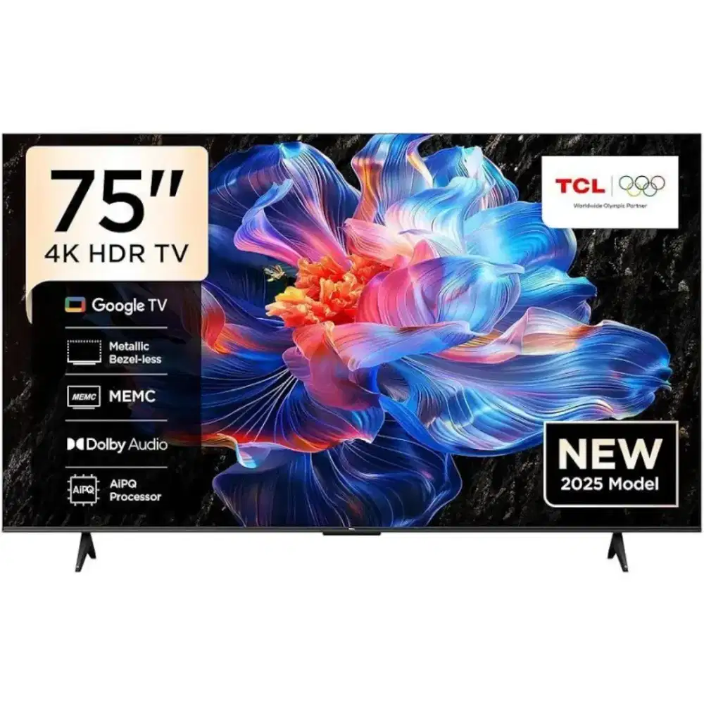 TCL Google TV 75P755 4k-HDR 10+ 75in