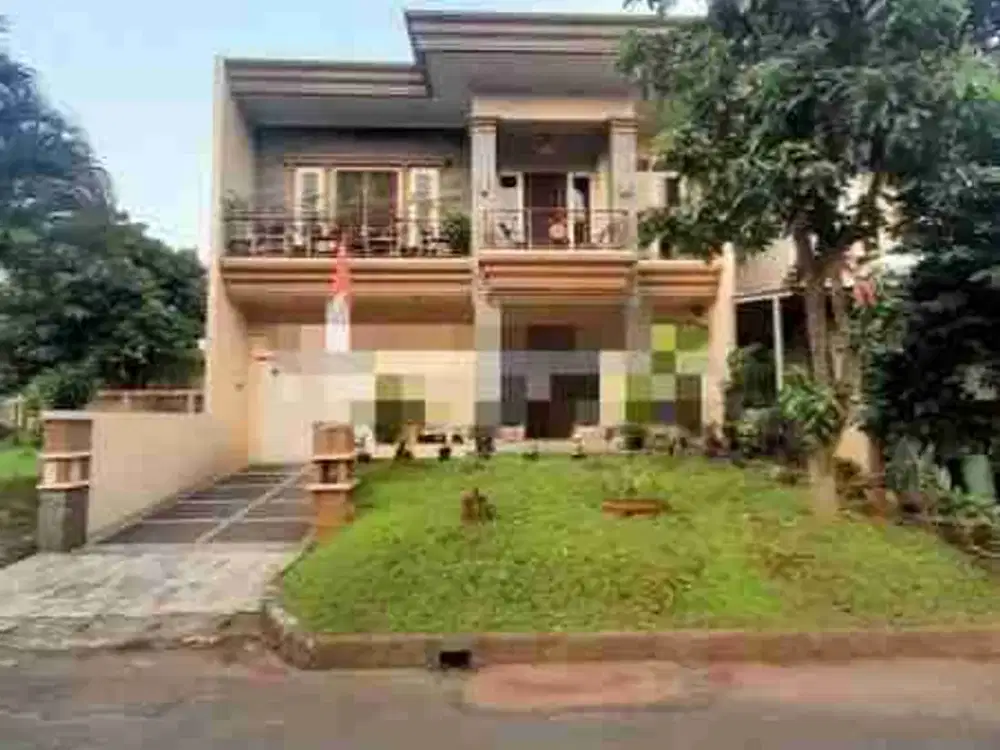 Rumah 3 Lantai SHM 4+1 kamar Luas 330m Lebar 10 Palem Semi Karawaci Dekat Tol