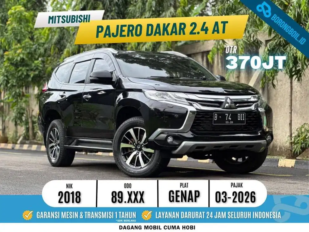 PAJERO SPORT DAKAR AT 2018 SIAP PAKAI