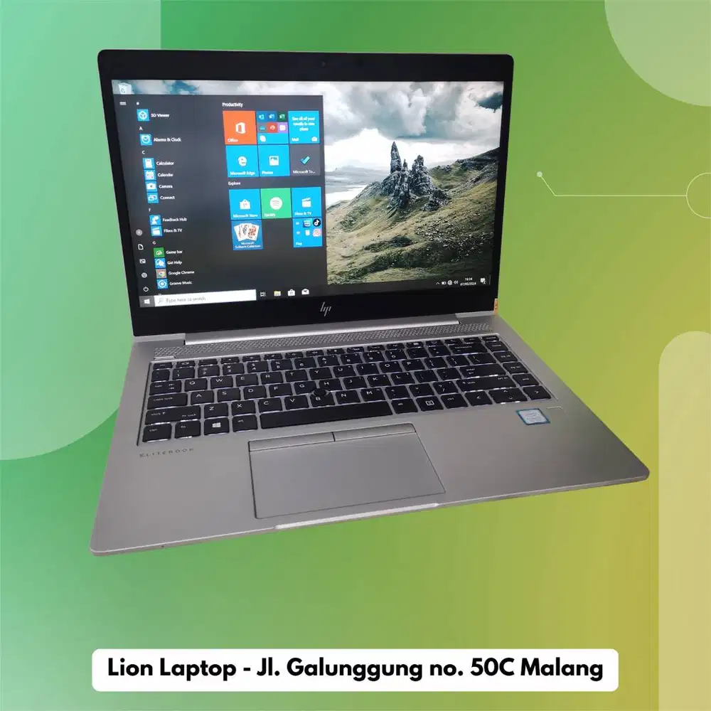 Core i5 Gen 8 RAM 8GB SSD 256GB HP Elitebook 840 G5 [11|12]