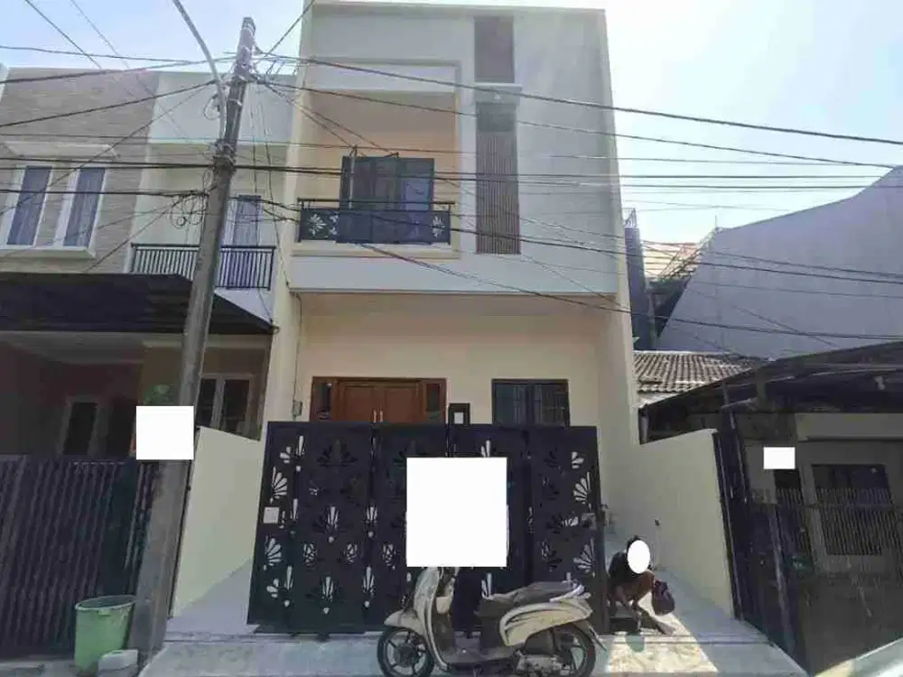 Jual rumah baru di janur kuning 6x17 hadep Utara