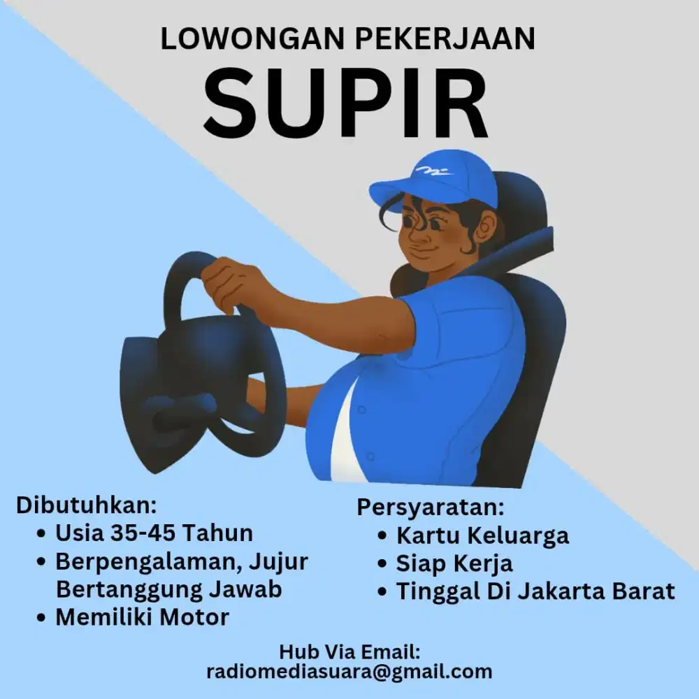Dibutuhkan Driver