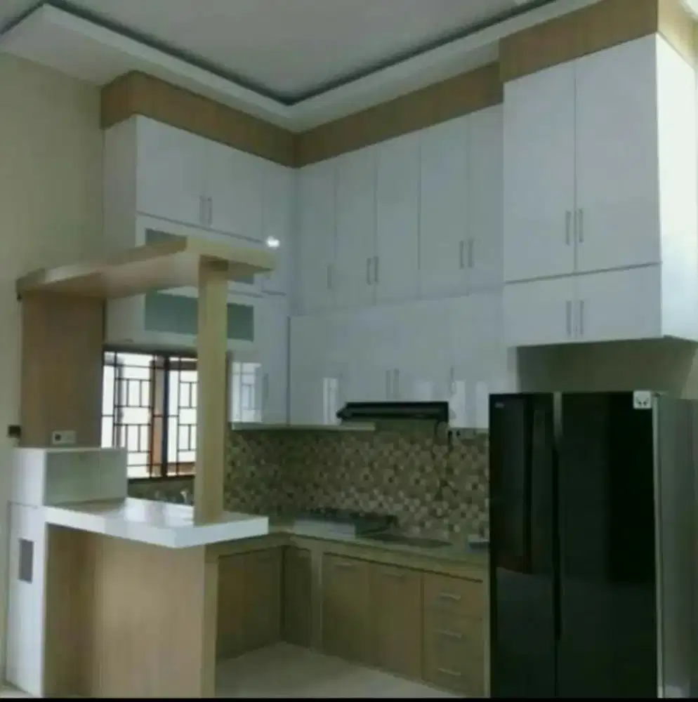 Tempahan kitchen set minimalis