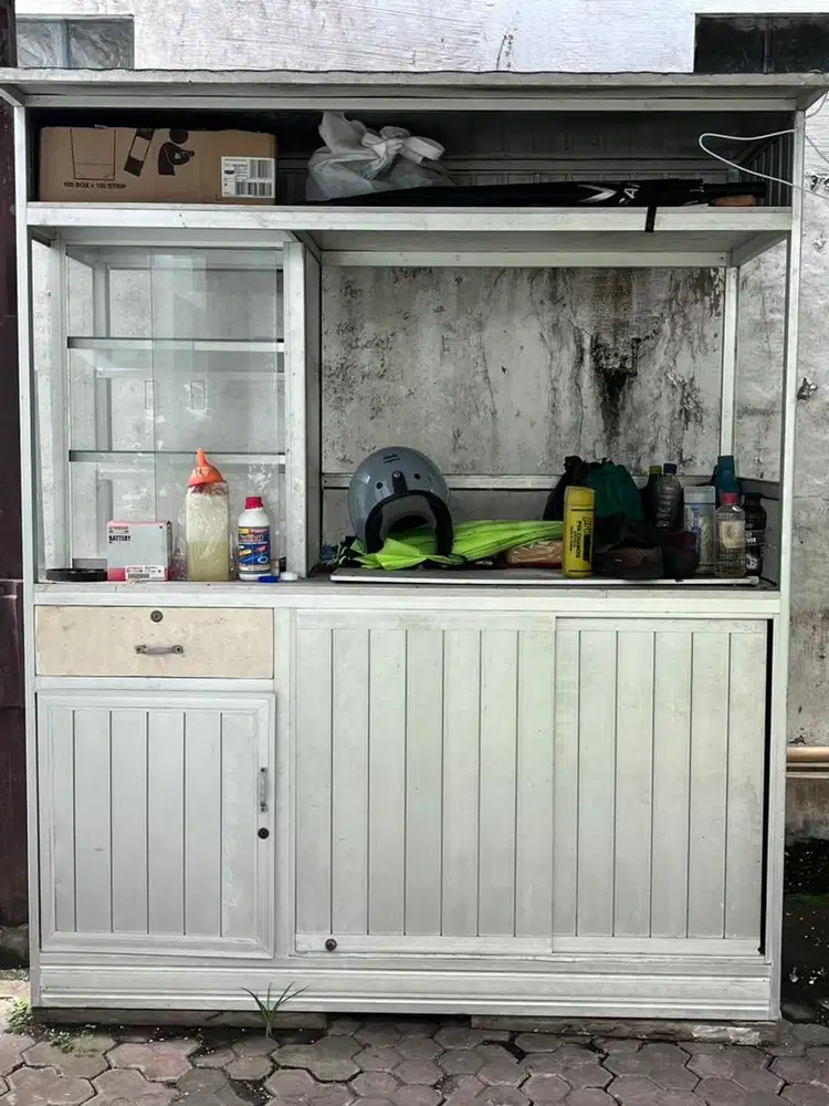 Rombong Bakso dua panci