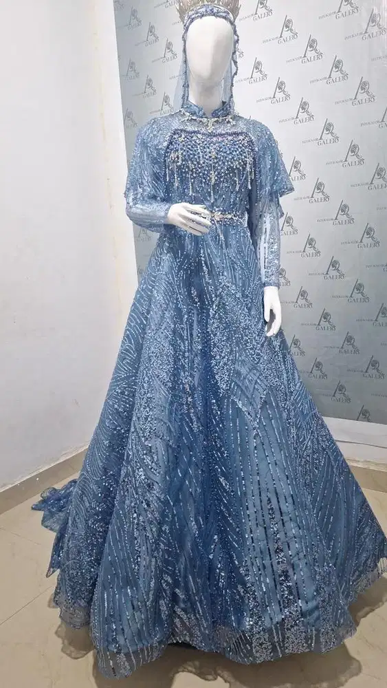 Gaun nikah premium