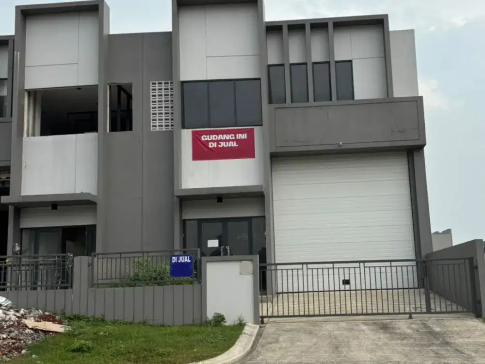 DIJUAL GUDANG LUAS DI AREA PERGUDANGAN TAMAN TEKNO BSD LOKASI STRATEGIS
