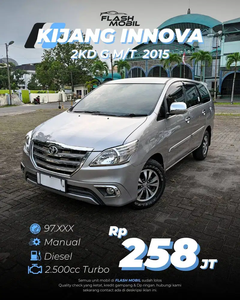 TOYOTA KIJANG INNOVA 2.5 G (BARONG) M/T 2015