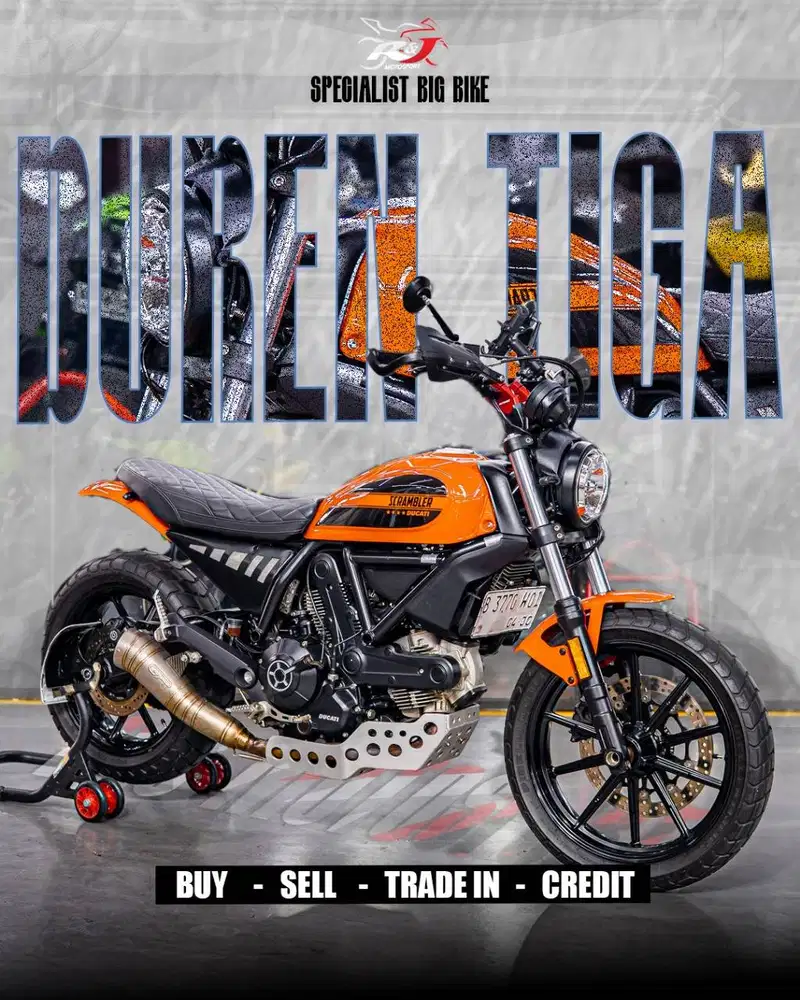 (Full Paper)  Ducati Scrambler 400 Nik 2017 Knalpot Leovince Odo 5.000