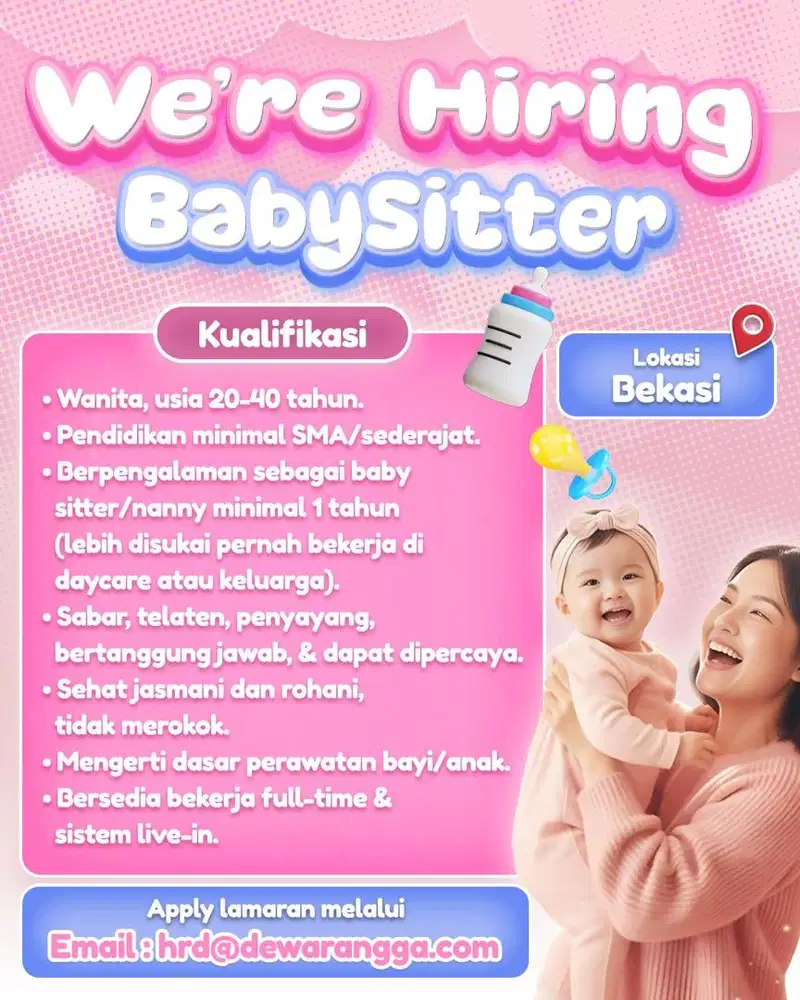 LOWONGAN KERJA BABY SITRER