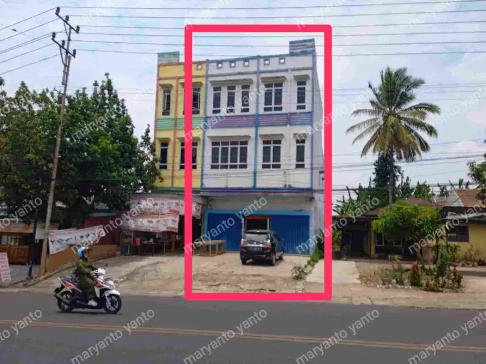 DIJUAL CEPAT 2 RUKO 3 LANTAI PLONG DI JLN. YOS SUDARSO KELURAHAN MAJAPAHIT KOTA LUBUK LINGGAU
