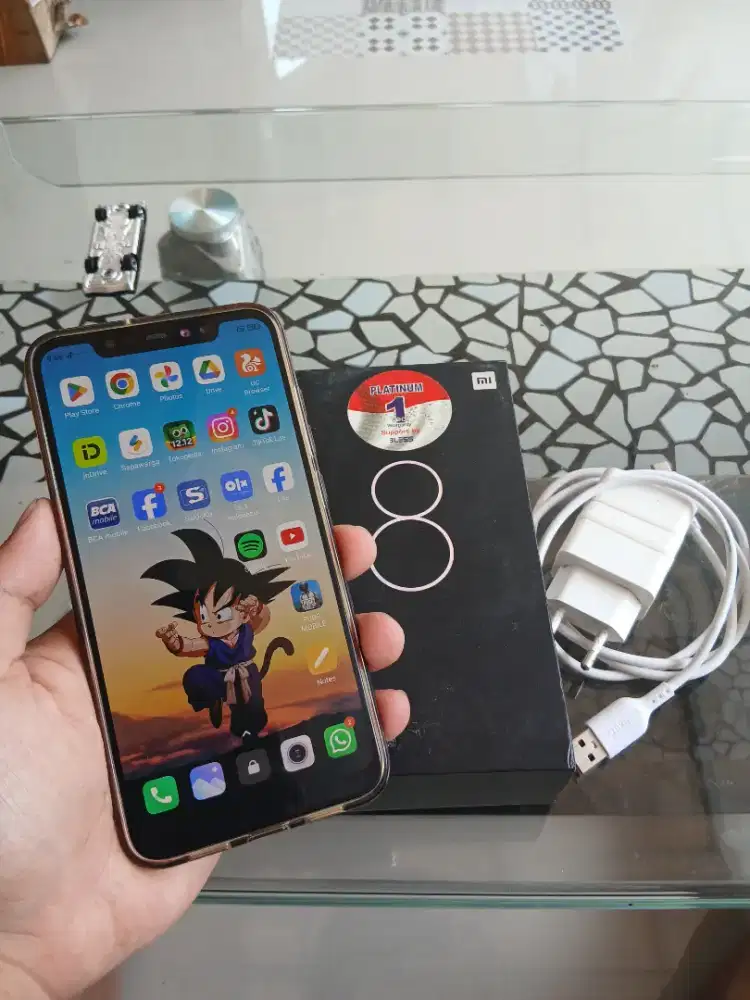 Mi8 mi 8 fullset 6/128gb mulus rahayu